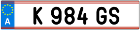 Truck License Plate